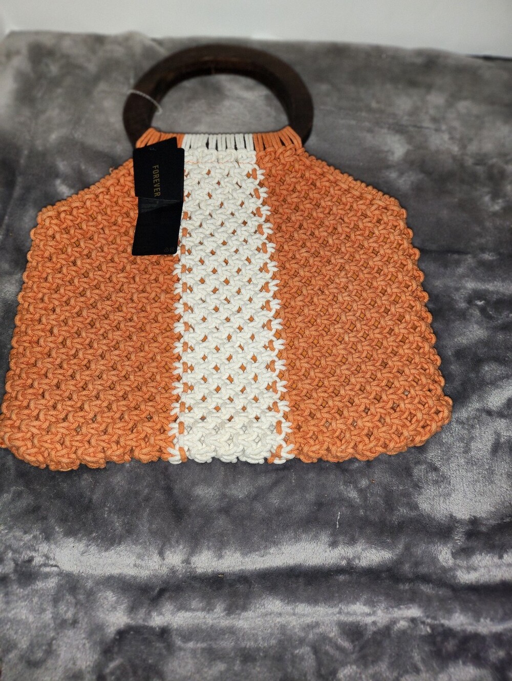 Forever 21 Crochet Tote Bag